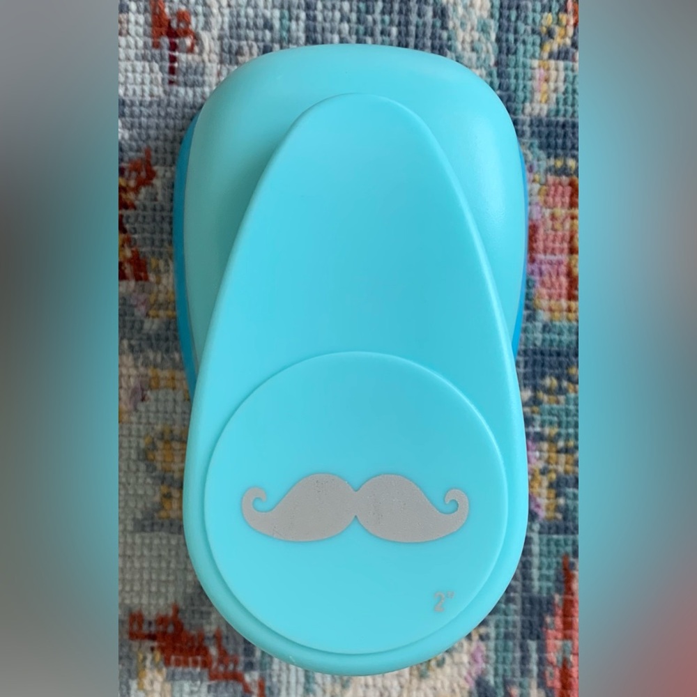 Excellent Condition, Paper Studio - 2 inch Mustache Paper Punch